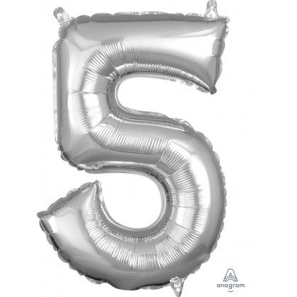 L16 16" (SILVER) Mini Foil Number 5